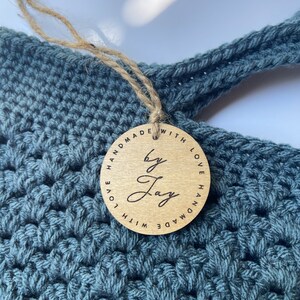 Personalized Handmade Labels, Custom Crochet Tags, Crochet Labels ...