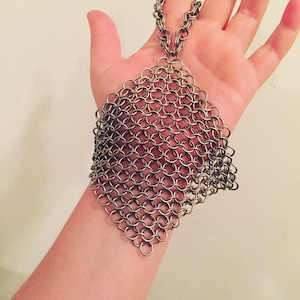 Cast Iron Scrubber - Chainmaille, Stainless Steel
