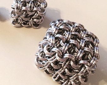 Chainmaille Cube - Jelly Cube, Japanese 8 in 2