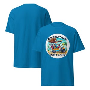 Shirt voor mannen golfkarhaar maakt niet uit