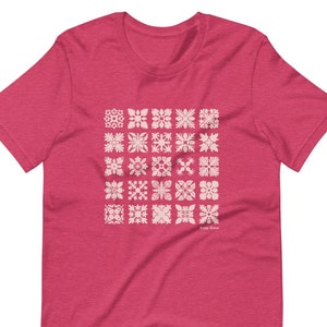 Hawaiian Quilt Patterns T-shirt, Hawaii, Hawaiian art,  Hawaiian quilt pattern, Hawaiian culture, Kapa kuiki, Easy Hawaiian Quilt Patterns