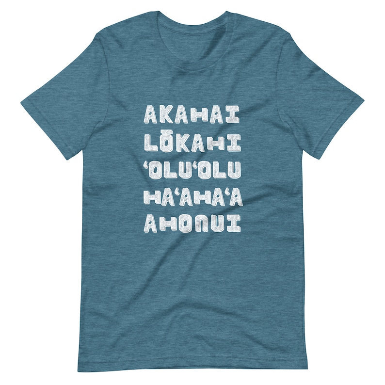 ALOHA Oli T-Shirt (Unisex fit für Männer & Frauen), Bedeutung von Aloha, Aloha Shirt, Aloha Werte, Aloha Grafik T-Shirt Bild 1