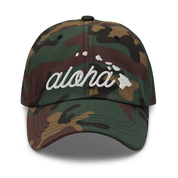 Aloha State Hat twill Cap Dad Hat Style Aloha Hat Hawaiian