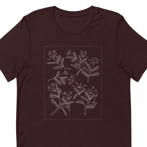 Plumeria Buds & Blooms T-shirt (unisex fit), Modern Tee, Frangipani Shirt, Plumeria Shirt, Hawaii Nei, Plumeria gift, Tropical Blooms,