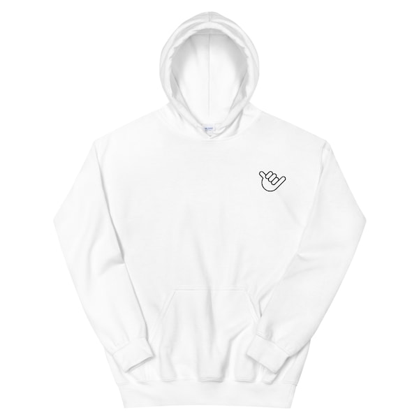 Shaka Hoodie (unisex fit), embroidered design