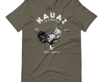 Kauai Chicken T-shirt (unisex Fit for Men & Women), Kauai Shirt - Etsy