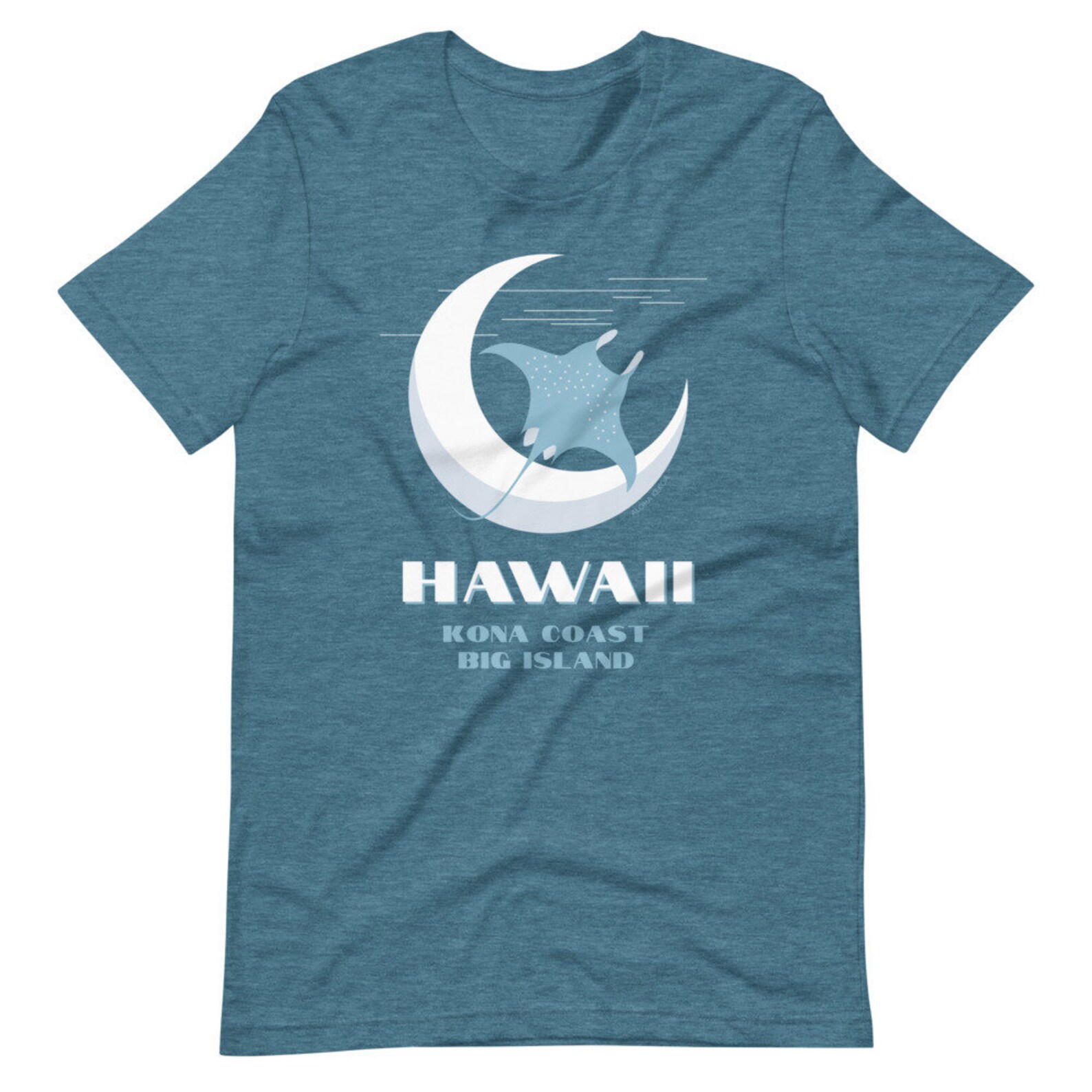 Kona Coast Manta Ray TShirt unisex fit for men & women Etsy