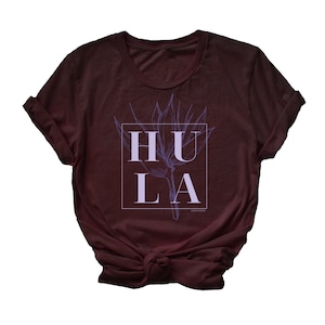 Modern Bird of Paradise HULA T-Shirt (unisex fit for women and men), Hawaiian Hula Tee, I love hula, hula dancer shirt, haumana gift, imua