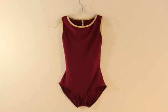 Burgundy Yumiko Dance Leotard