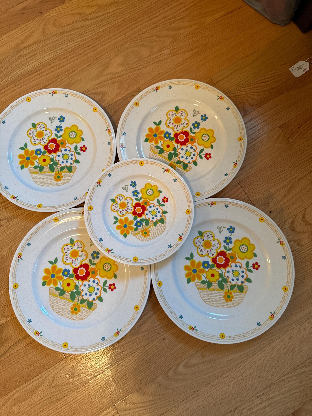 安価 ワタナベ Versatone by Noritake Crazy Quilt Pattern Plates - Etsy 食器