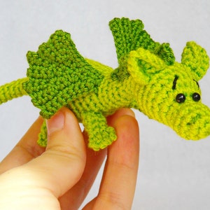 dungeons and dragons baby shower amigurumi dragon crochet toy stuffed animal toy small plush nursery decor boy girl gift stuffed dragon toy image 1