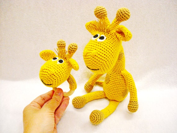giraffe baby rattle