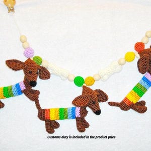 Kedja till barnvagn tax barnvagnsmobil hängande leksaker virkade barnvagnsdekorationer bilbarnstolskedja leksak barnvagnskedja leksakssnöre leksak baby