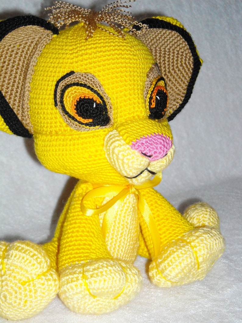 Crochet toy lion amigurumi cub Simba baby stuffed animal baby | Etsy