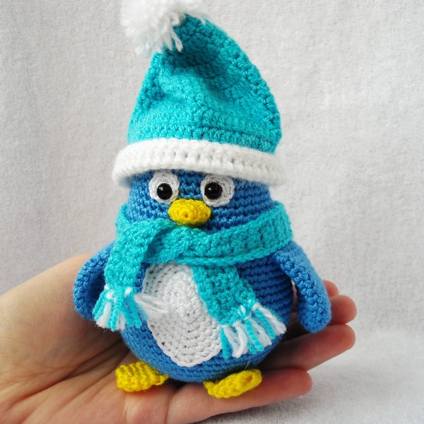 penguin crochet animals amigurumi penguin stuffed  penguin decoration gift penguin Arctic penguin plush penguin Soft toy kawaii penguin