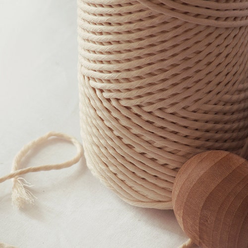 Organic Cotton String. Natural Twine. 190m. Etsy