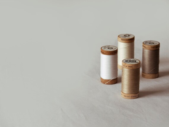 100/% COTTON WHITE SCANFIL THREAD FOR DARNING /& MENDING 15 METRES
