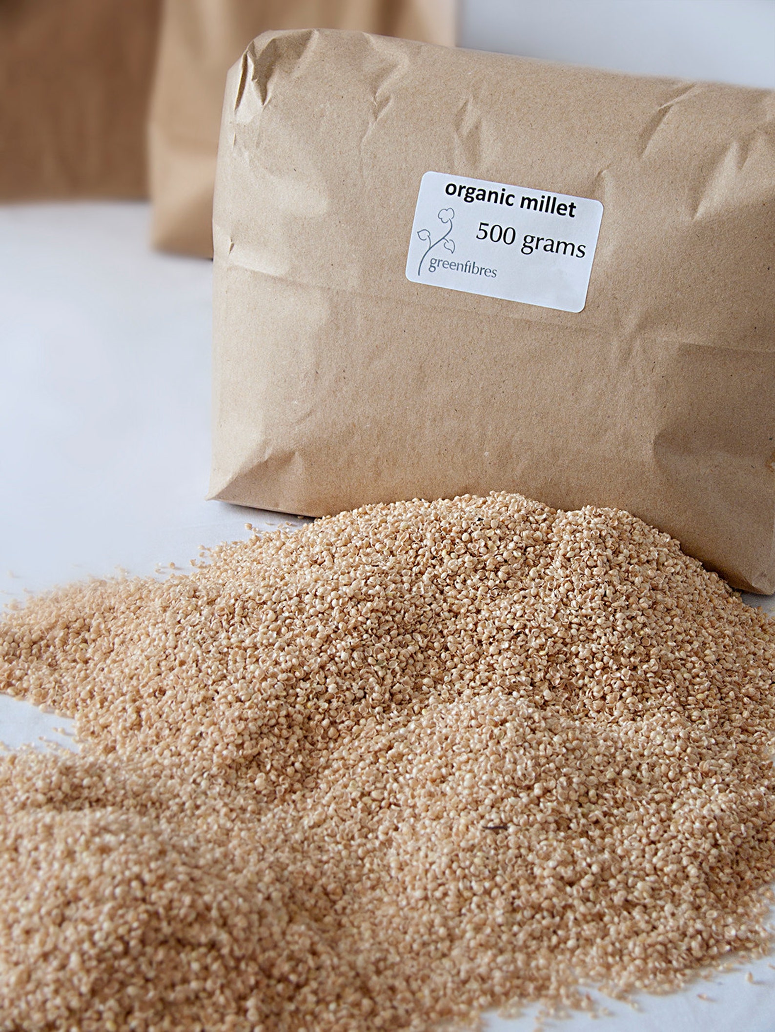 Organic Millet Hulls 500g. Etsy UK