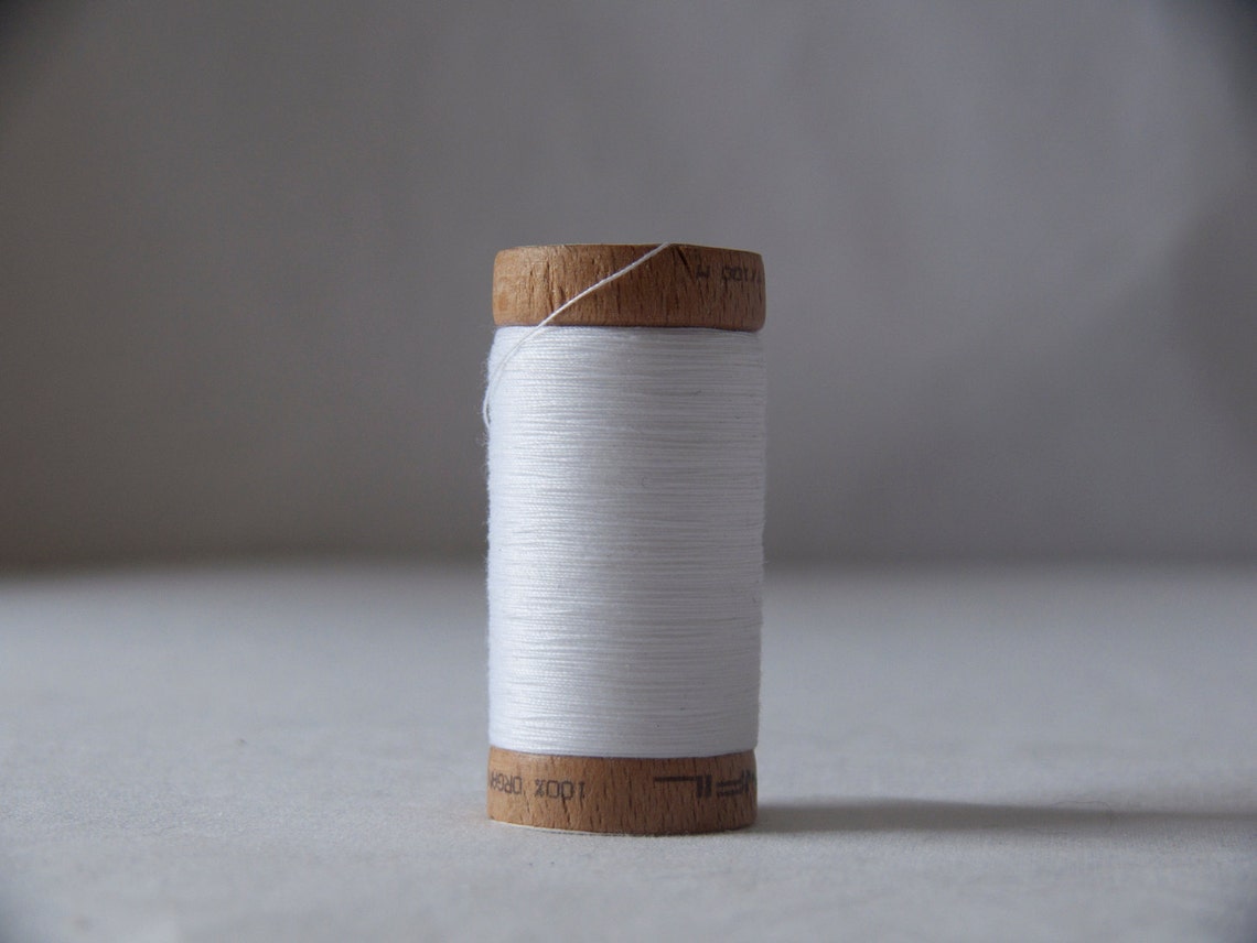 Organic Cotton Sewing Thread. 4 Spools. Natural Colours. Etsy