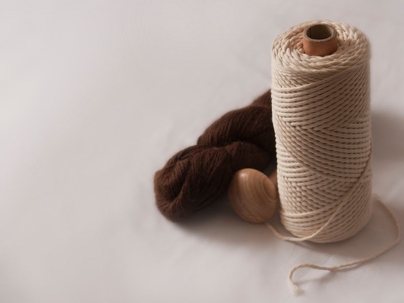 Organic Cotton String. Natural Twine. 190m. Etsy