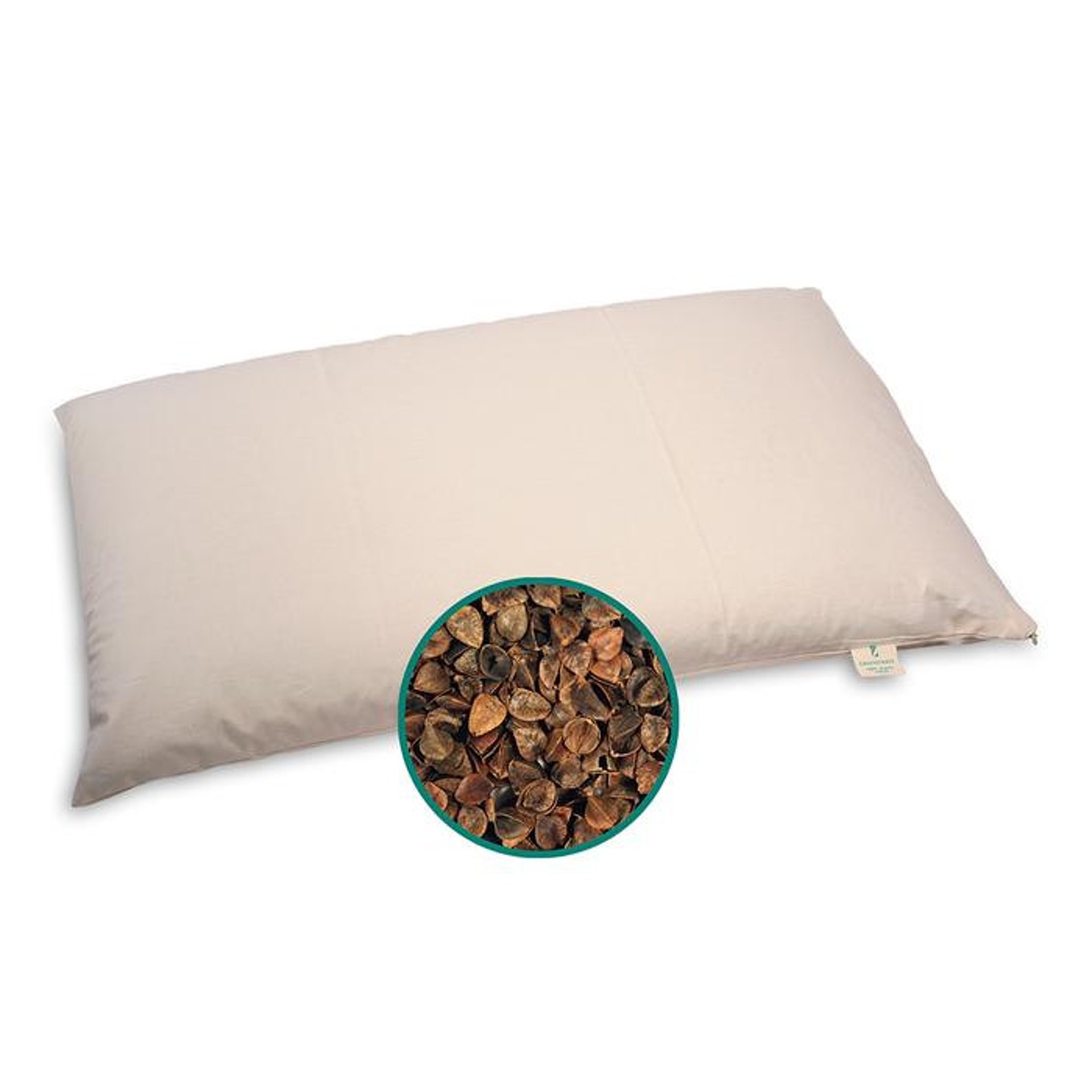 Organic Buckwheat Pillow 40 x 60cm. Etsy