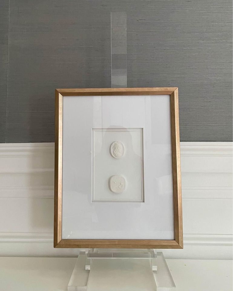 Custom Framed Intaglio 11x14