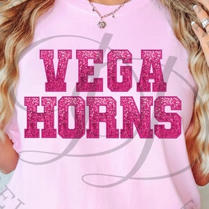 VEGA Pink Out Faux Sequin Embroidery Digital Download - 3 Files