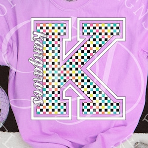 NEON Kangaroos Checkered Digital Download