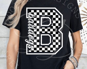 Bulldogs Checkered Digital Download