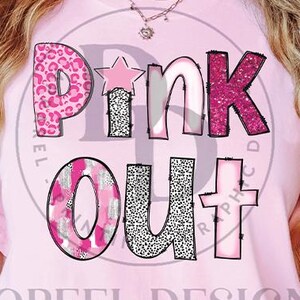 PINK OUT - Digital Download - PNG