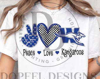 Peace Love Weatherford Kangaroos 2 Digital Download