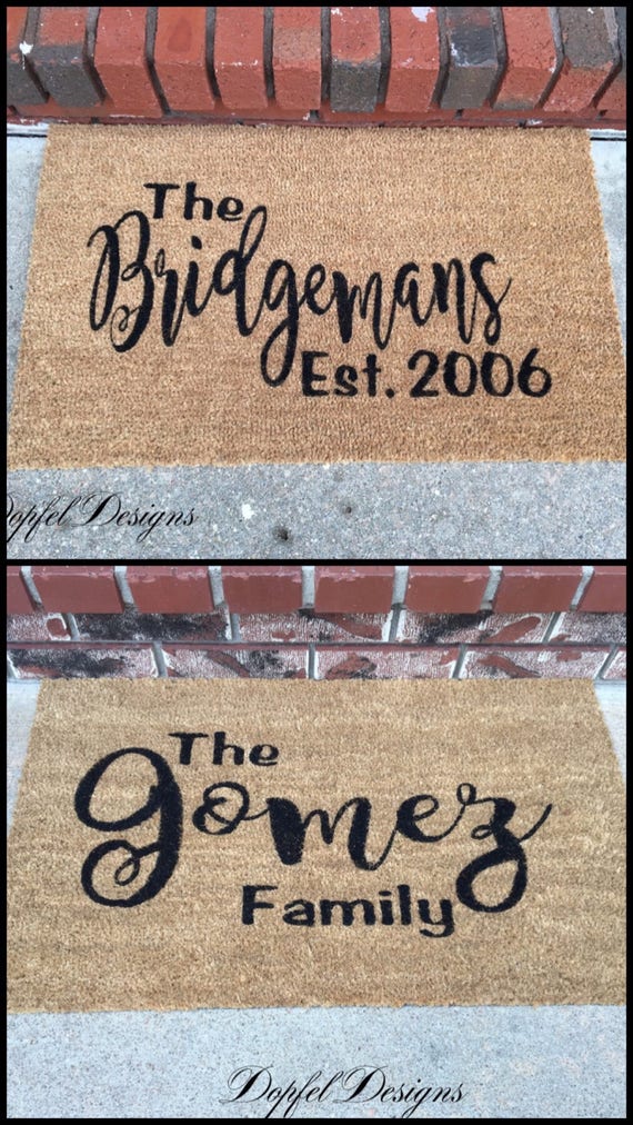 Custom Welcome Mat Door Front Image 0