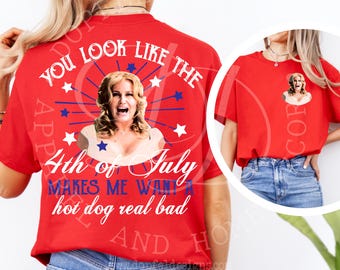 You Look Like the 4th of July PNG White and Blue - Digital Download