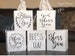The ORIGINAL & TOP RATED -  Farmhouse Style Wooden Tissue Box Cover - Bless You 