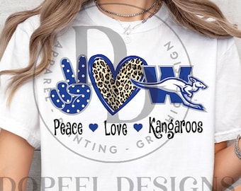 Peace Love Weatherford Kangaroos 1 Digital Download