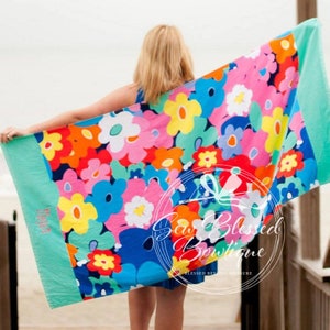 Beach Towel / Personalized Beach Towel / Spa Towel / Pool Towel image 2