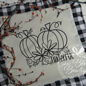 Buffalo  Plaid Pillow Covers / Fall Themed Pillow Covers /  Farmhouse Plaid Pillow Covers