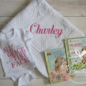 Heirloom Baby Quilts / Baby Blankets / Personalized Baby Quilts / Baby Gifts