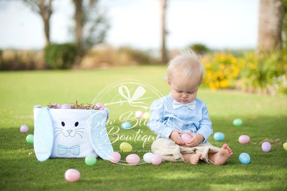 Easter Baskets / Easter Totes / Personalized Easter Baakets / Bunny Ears  Easter Baskets 