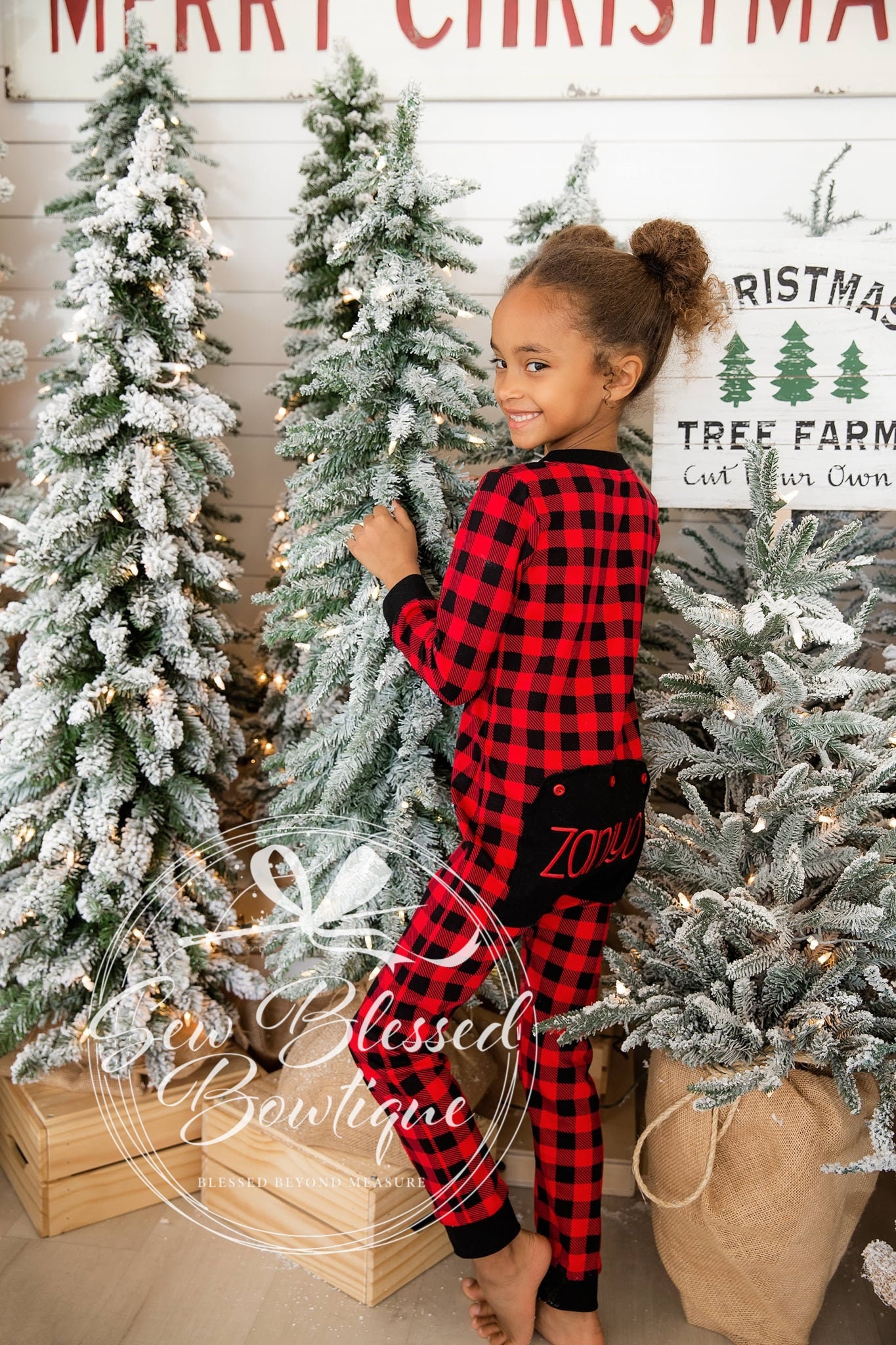 Fall Clearance Sale! YYDGH Family Christmas Pjs Matching Sets Christmas  Pajamas for Family Adults Kids Baby Holiday Xmas Tree Plaids Sleepwear Set