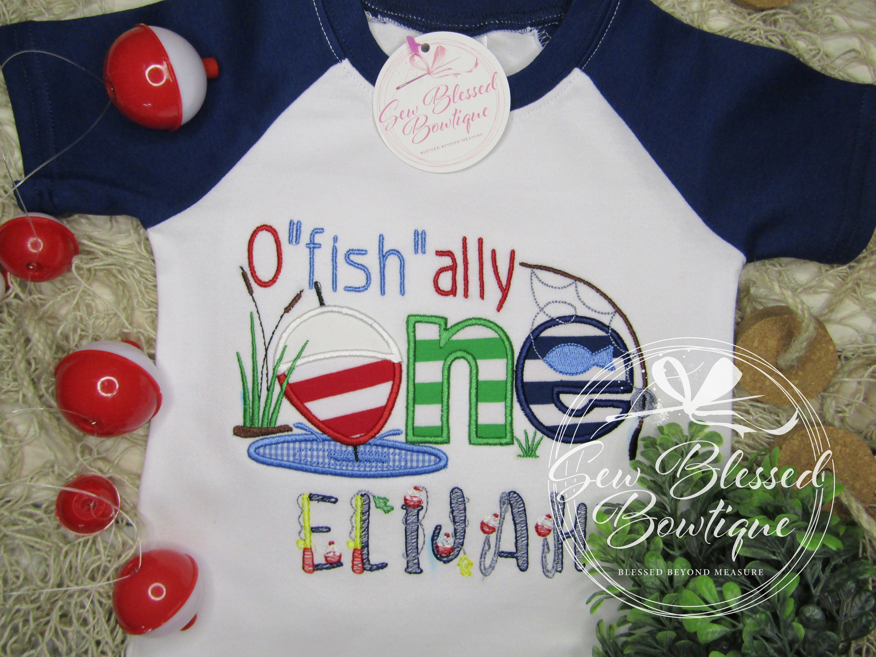 Birthday Shirt / Fishing Themed Birthday Shirt / ONE Birthday
