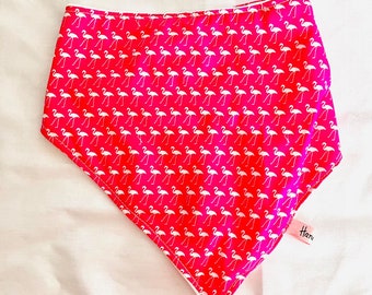 Flamingo Print Baby Kleinkind Stoff Bandana Lätzchen