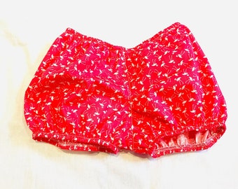 Pink Flamingo Baby and Toddler Nappy Cover Bloomer Shorts