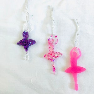 Handmade Resin Sparkly Ballerina Decoration