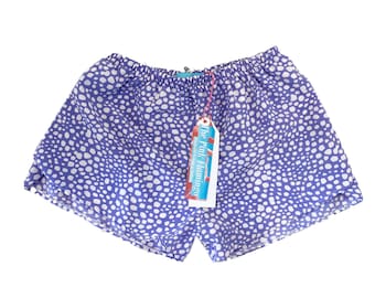 Lilac Polkadot Lightweight Sports Shorts