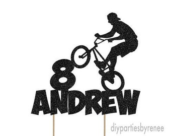 Bicycle Cake Topper Etsy