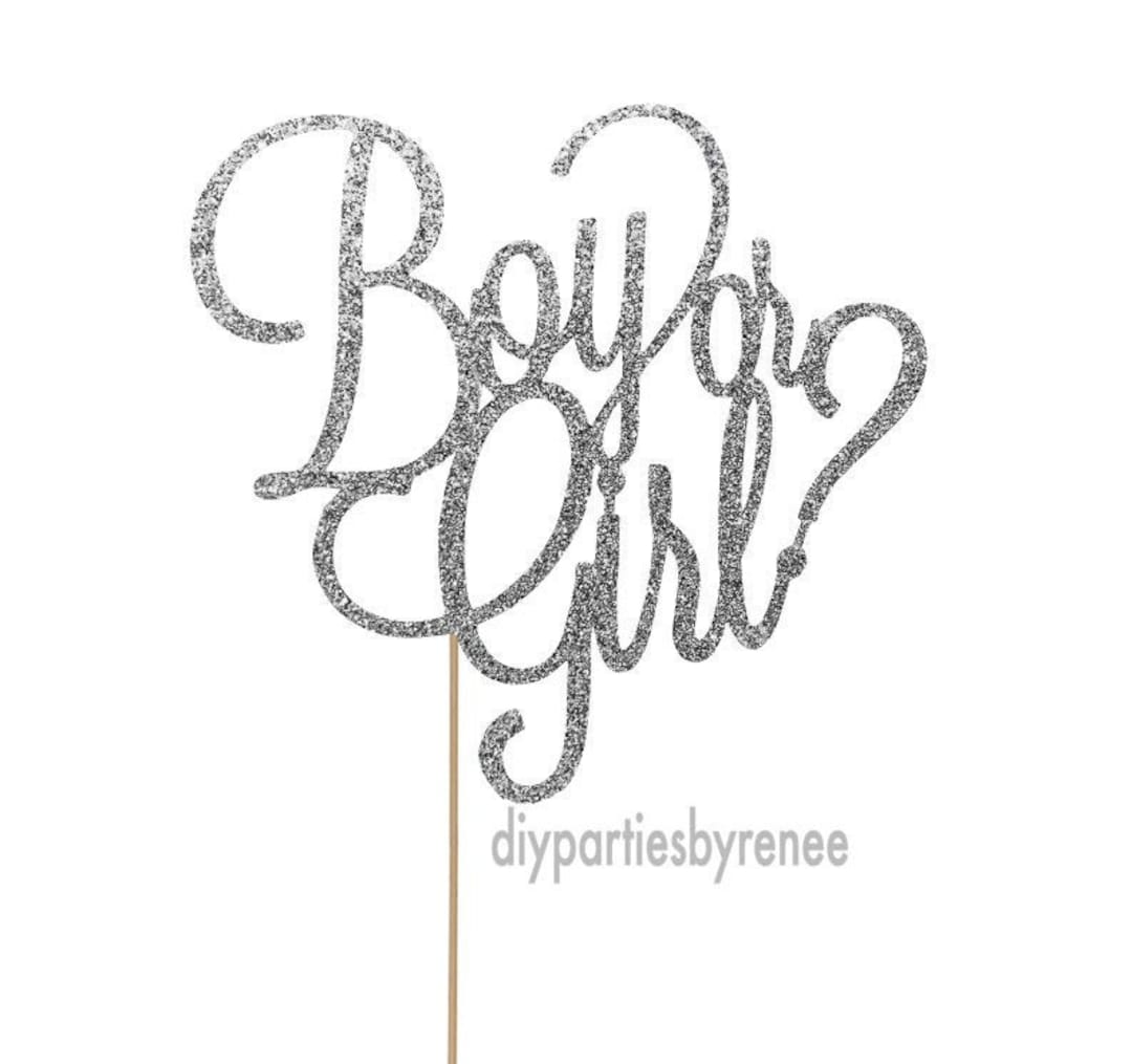 Cake Topper Baby Shower 20 Colours NEXT DAY POST Etsy