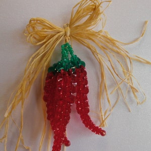 Chili pepper, chili pepper ornament, wall hanging, package decor