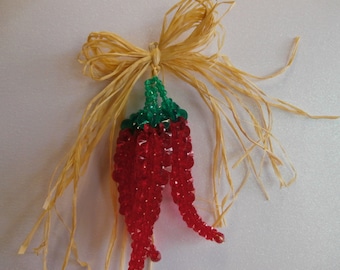 Chili Pfeffer, Chili Pfeffer Ornament, Wandbehang, Paket Dekor