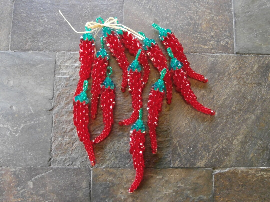 Chili Peppers Chili Pepper Ornament Red Chili Peppers - Etsy